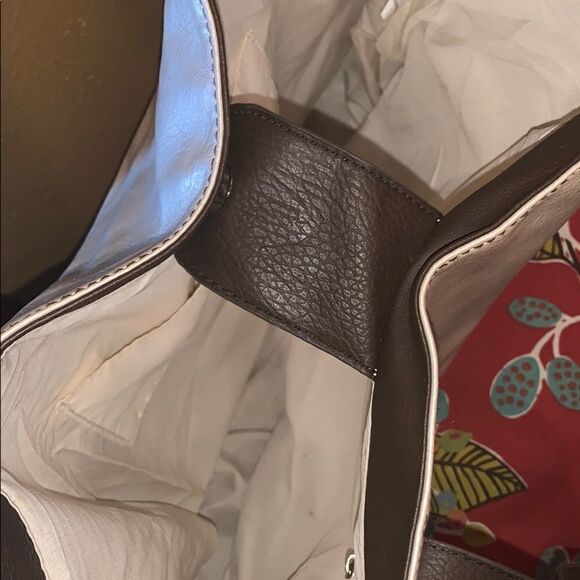 Bronze and gold tote bag - Picture 3 of 5